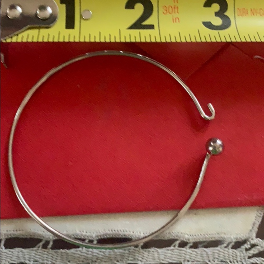 3 Bangles Bundle, Two Silver Tone; One Multicolor - image 8